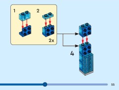 LEGO 40519 instructions page 55 – build guide