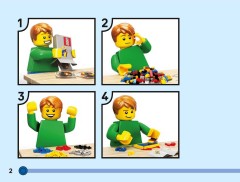 LEGO 40524 instructions page 2 – build guide