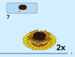 LEGO 40524 instructions page 9 – build guide