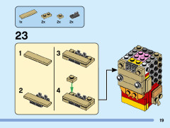LEGO 40540 instructions page 19 – build guide