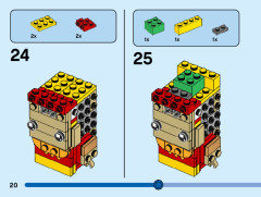 LEGO 40540 instructions page 20 – build guide