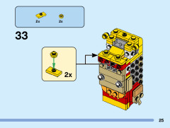 LEGO 40540 instructions page 25 – build guide