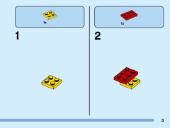 LEGO 40540 instructions page 3 – build guide