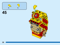 LEGO 40540 instructions page 38 – build guide