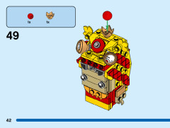 LEGO 40540 instructions page 42 – build guide
