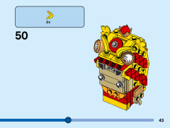 LEGO 40540 instructions page 43 – build guide