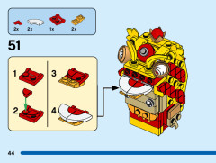 LEGO 40540 instructions page 44 – build guide