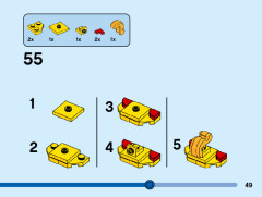 LEGO 40540 instructions page 49 – build guide