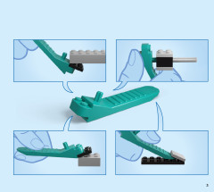 LEGO 40541 instructions page 3 – build guide