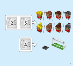 LEGO 40541 instructions page 5 – build guide