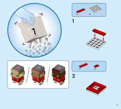 LEGO 40541 instructions page 7 – build guide