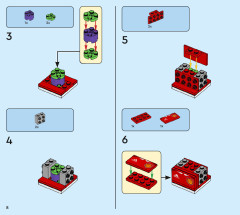LEGO 40541 instructions page 8 – build guide
