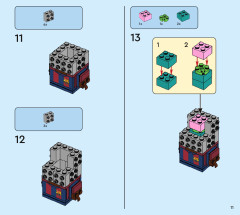LEGO 40542 instructions page 11 – build guide