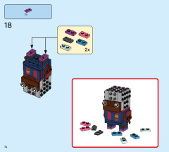 LEGO 40542 instructions page 14 – build guide