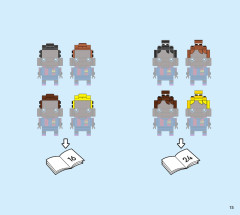 LEGO 40542 instructions page 15 – build guide