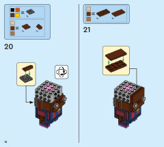 LEGO 40542 instructions page 18 – build guide