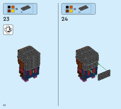 LEGO 40542 instructions page 20 – build guide