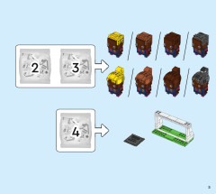 LEGO 40542 instructions page 5 – build guide