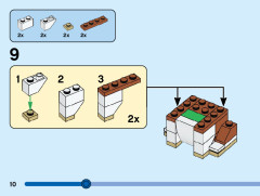 LEGO 40543 instructions page 10 – build guide