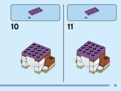 LEGO 40543 instructions page 11 – build guide