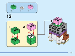 LEGO 40543 instructions page 13 – build guide