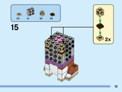 LEGO 40543 instructions page 15 – build guide