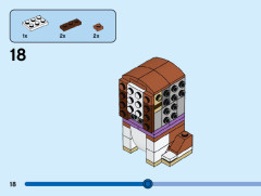 LEGO 40543 instructions page 18 – build guide