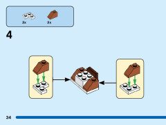 LEGO 40543 instructions page 34 – build guide