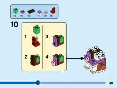 LEGO 40543 instructions page 39 – build guide