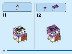 LEGO 40543 instructions page 40 – build guide