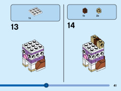 LEGO 40543 instructions page 41 – build guide