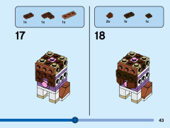 LEGO 40543 instructions page 43 – build guide