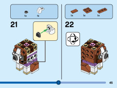 LEGO 40543 instructions page 45 – build guide