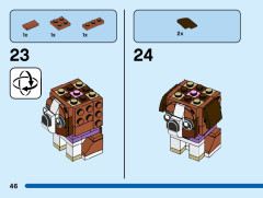 LEGO 40543 instructions page 46 – build guide