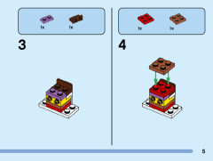 LEGO 40543 instructions page 5 – build guide