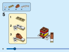 LEGO 40543 instructions page 6 – build guide