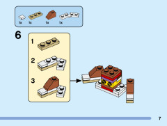 LEGO 40543 instructions page 7 – build guide