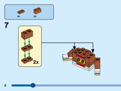 LEGO 40543 instructions page 8 – build guide