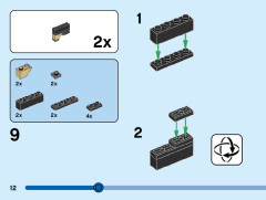 LEGO 40544 instructions page 12 – build guide
