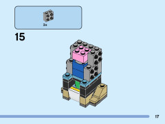 LEGO 40544 instructions page 17 – build guide