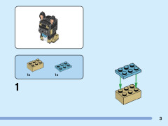 LEGO 40544 instructions page 3 – build guide