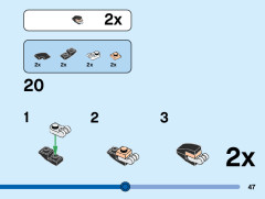 LEGO 40544 instructions page 47 – build guide