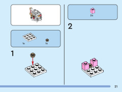 LEGO 40545 instructions page 21 – build guide