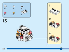 LEGO 40545 instructions page 28 – build guide