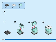 LEGO 40545 instructions page 50 – build guide
