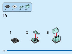 LEGO 40545 instructions page 52 – build guide