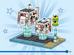 LEGO 40545 instructions page 55 – build guide