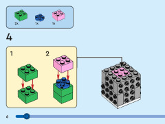 LEGO 40545 instructions page 6 – build guide