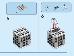 LEGO 40545 instructions page 7 – build guide
