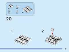 LEGO 40546 instructions page 21 – build guide
